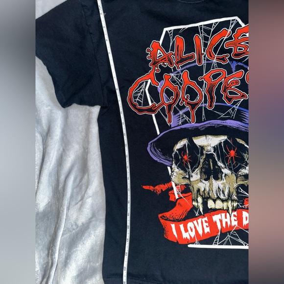 Alice Cooper 2017 💀  I Love the Dead Concert Tour T-Shirt Large - Picture 5 of 6